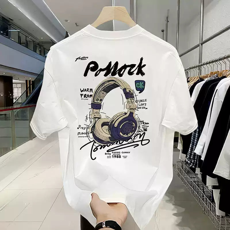 100% cotton short-sleeved T-shirt for men and women