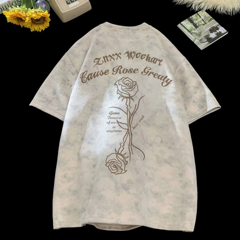 Trendy suede short sleeved T-shirt for men in summer 2026, new heavyweight five quarter sleeve loose fit youth handsome T-shirt