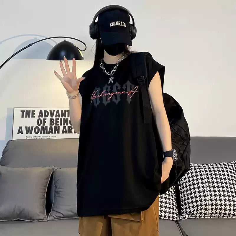 American style camisole men's summer youth cool and trendy brand sports men's sleeveless t-shirt 2026 new item