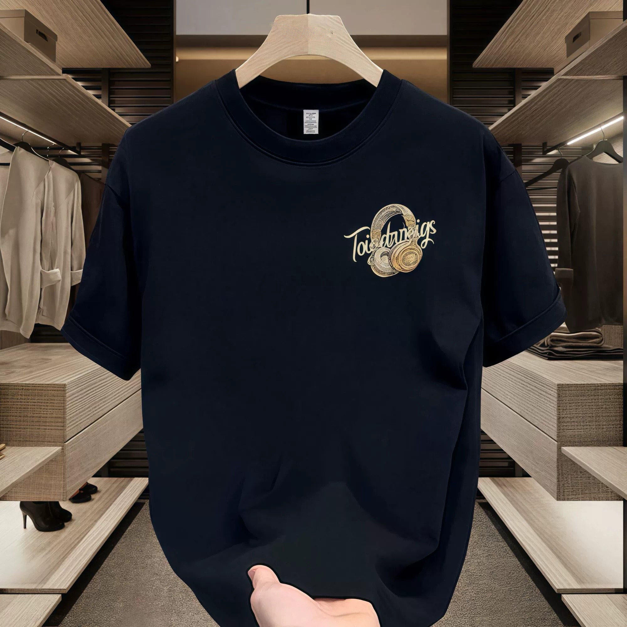 100% cotton short-sleeved T-shirt for men and women
