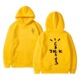 Letter-printed hooded sweatshirt