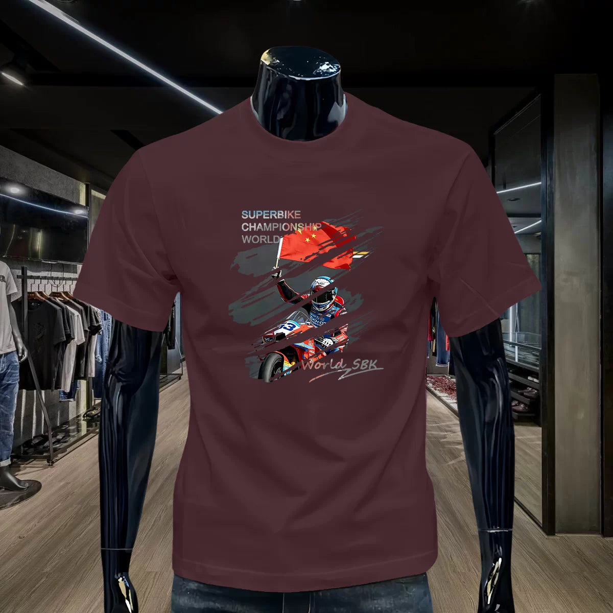 Men's spring and summer pure cotton breathable short-sleeved T-shirt