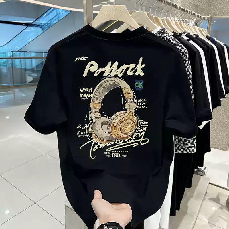 100% cotton short-sleeved T-shirt for men and women