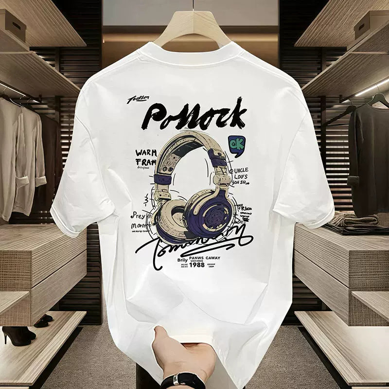 100% cotton short-sleeved T-shirt for men and women